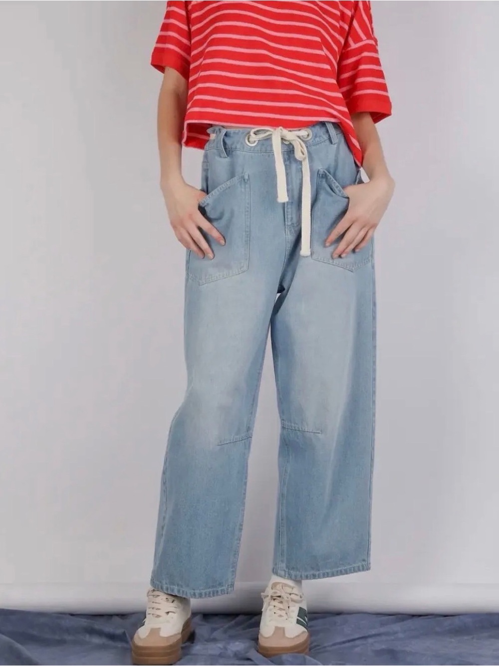 Very J Barrel Jeans